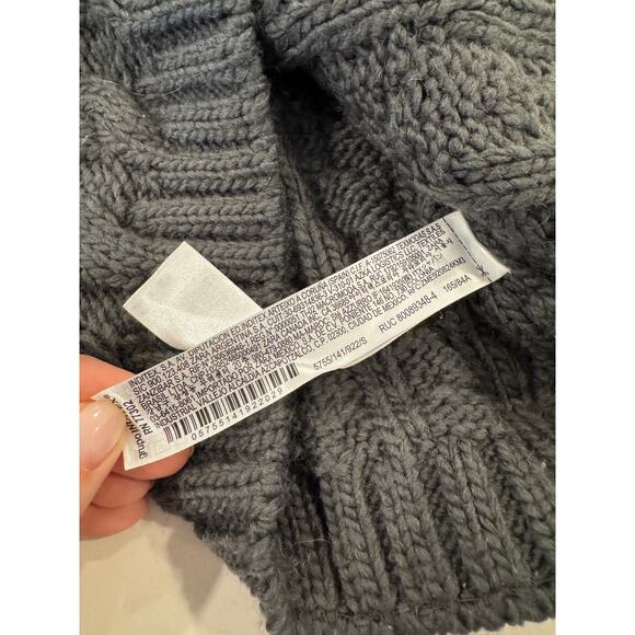 Zara gray cable sweater vest with pockets Size Small - Picture 4 of 5